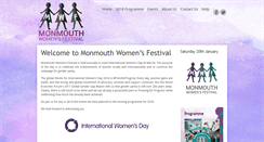 Desktop Screenshot of monmouthwomensfestival.com