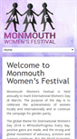 Mobile Screenshot of monmouthwomensfestival.com