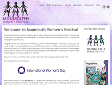 Tablet Screenshot of monmouthwomensfestival.com